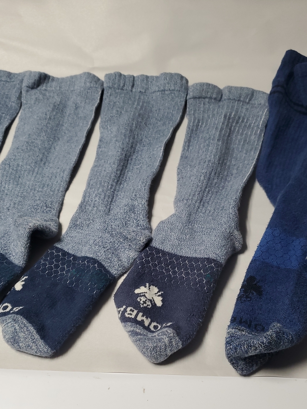 (3)pk Bombas Compression Crew Socks Size Lg 20-30 MmHg Athletic Socks - Picture 3 of 15